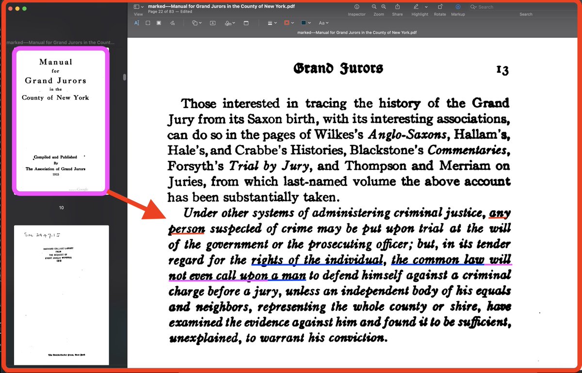 fundamentalaw's tweet photo. 🔥Manual for Grand Jurors in the County of New York
Learn @RealDaveCares4u
#stateconstitutionS #maximsoflaw #noticeaffidavits
1 of 2 https://t.co/8SyCMl9Rq0