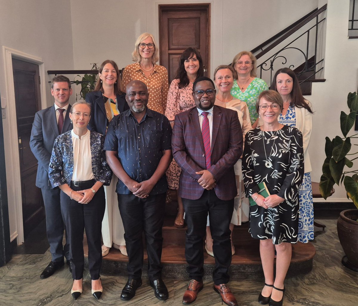 THRDCOALITION's tweet photo. We had an important discussion today with the H.E. M. Young, British High Commissioner to Tanzania (@MYoungFCDO @UKinTanzania) and other heads of missions, alongside @TanganyikaLaw about the current situation of human rights and rule of law in Tanzania. @EUinTZ 🇬🇧🇮🇪🇪🇸🇨🇭🇨🇦🇳🇴🇫🇮🇪🇺🇧🇪 https://t.co/NEO2Hw11ov