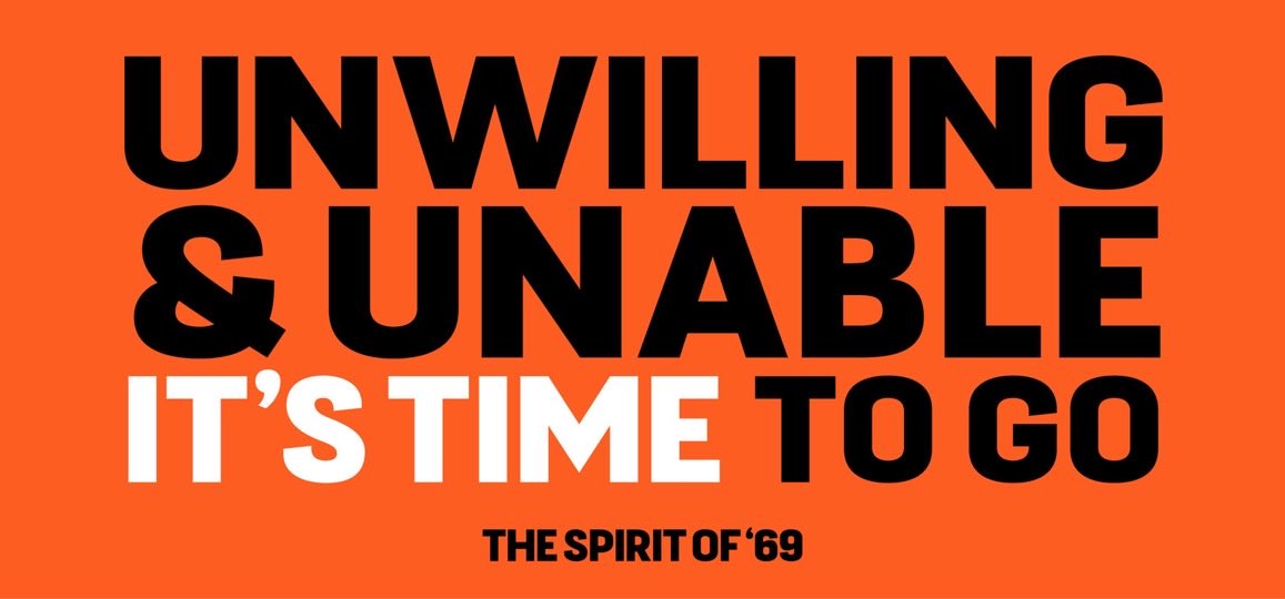 What a load of old tosh! Classic post-truth Clem Morfuni. Bla, bla, bla.

A.Hall already here as Chief Exec, already doing a bad job. 

Also "Dolph" IN 🐬 - Gardener/Security man, a previous Lee Power stooge. What's he bringing to the table, sorry?

#ClemItsTime to sell #STFC 🧡