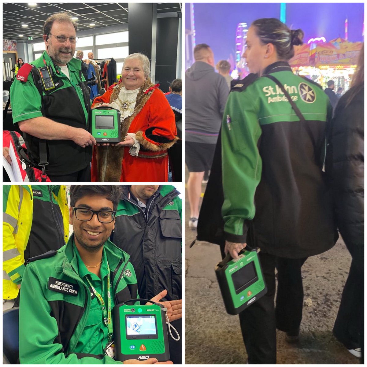 Joe (@joeshawsja) on Twitter photo 🎡 All the Fun of the Fair 🎡
As the lights dazzle and the rides roar at Hull Fair, we're proud to share that our incredible <a href="/stjohnambulance/">St John Ambulance England</a> Ambulance volunteers are out in force and now equipped with our own brand new AEDs. 🎡 All the Fun of the Fair 🎡
As the lights dazzle and the rides roar at Hull Fair, we're proud to share that our incredible <a href="/stjohnambulance/">St John Ambulance England</a> Ambulance volunteers are out in force and now equipped with our own brand new AEDs.