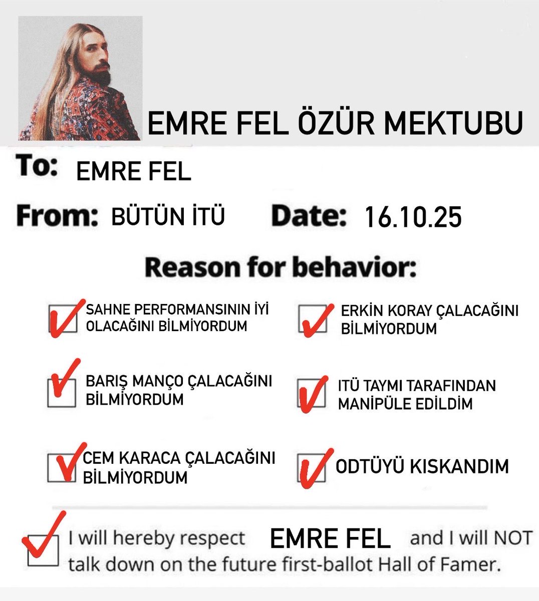 #ÖzürDilerimEmreFel