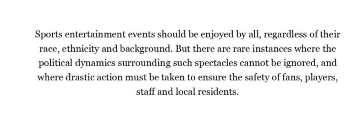 This line got to me.

“All animals are equal but some are more equal than others” #Orwell

<a href="/WMPolice/">West Midlands Police</a> let the fans come.