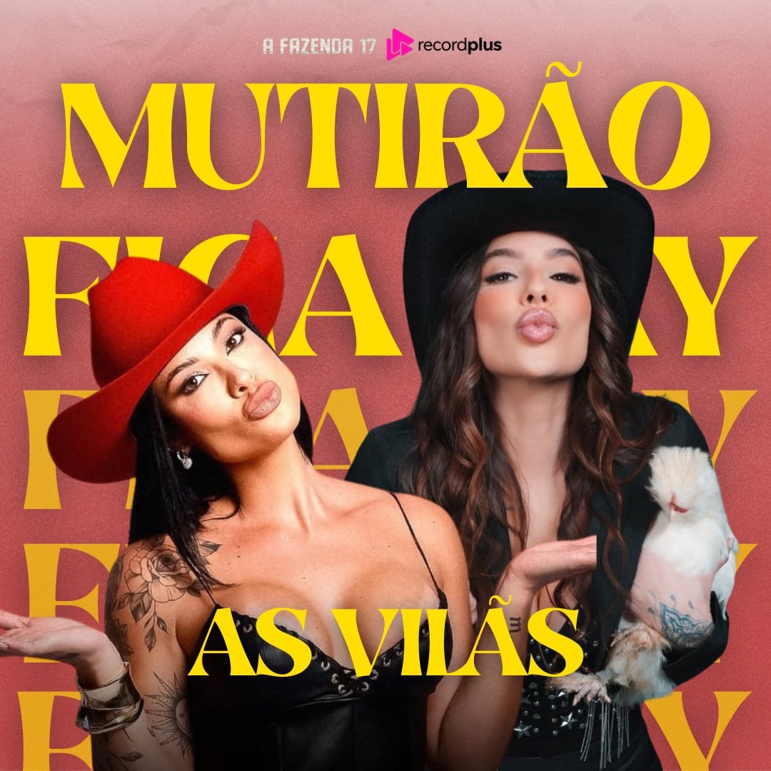 acervomartina's tweet image. 🪞🧨 MUTIRÃO AS VILÃS INICIADO 🧨🪞

🗳️ A CADA 10 VOTOS, COMENTE UM EMOJI AQUI.

🎯 META: 200 COMENTÁRIOS.

✅ O voto é para SALVAR. Vote em RAYANE!

⏰ Encerra às 18h.

📲 r7.com 

#FicaRay #AFazenda17