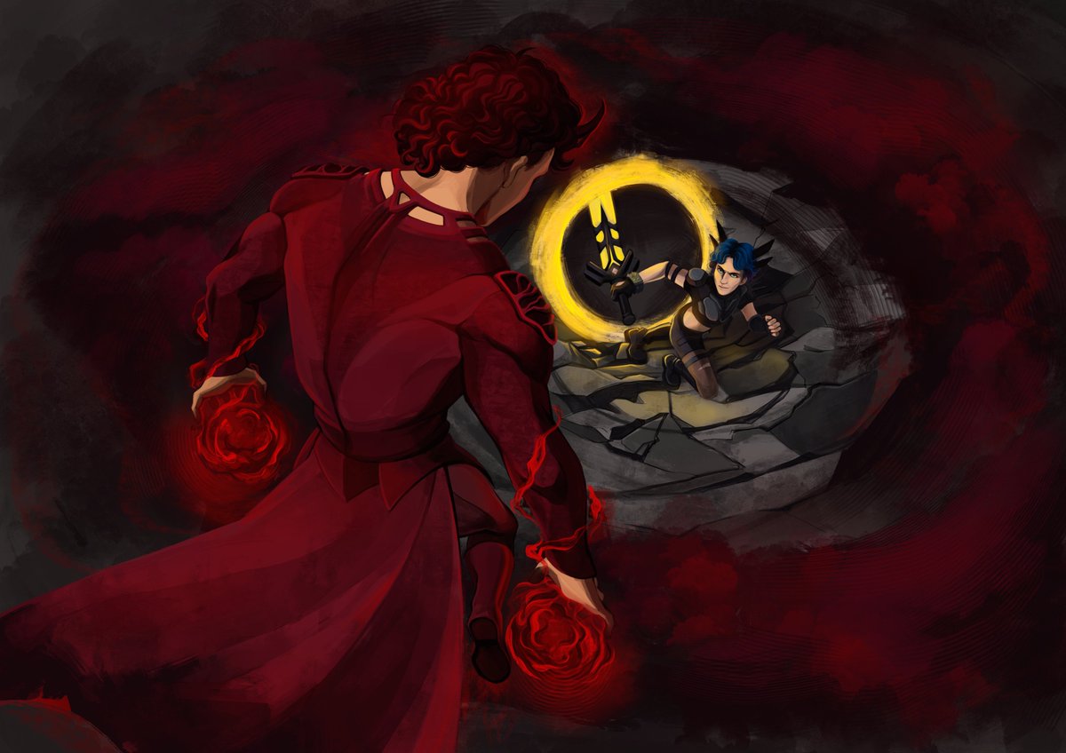 I love Marvel Rivals and I sure do love my OCs 

The idea for a drawing kinda bumped in a middle of sketching practice
They actually love each other but not today

#oc #MarvelRivals
