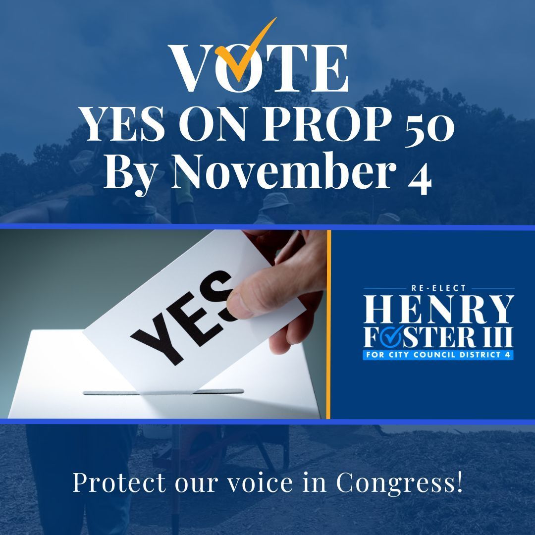 Fill out your ballot, sign the envelope, and mail it back by November 4th to protect our community's voice in Congress. If you want to vote in person, find your polling location at sdvote.com