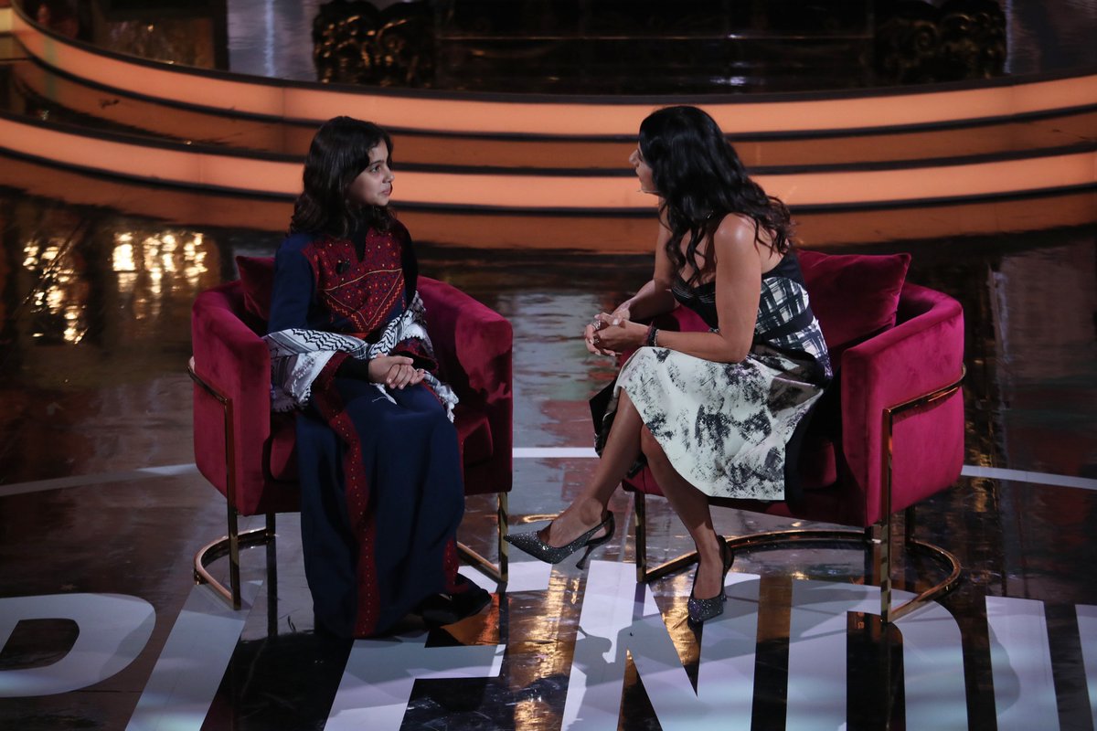 GeppiC's tweet image. #Renad e il suo sorriso in studio con noi, finalmente &amp;lt;3 #SplendidaCornice