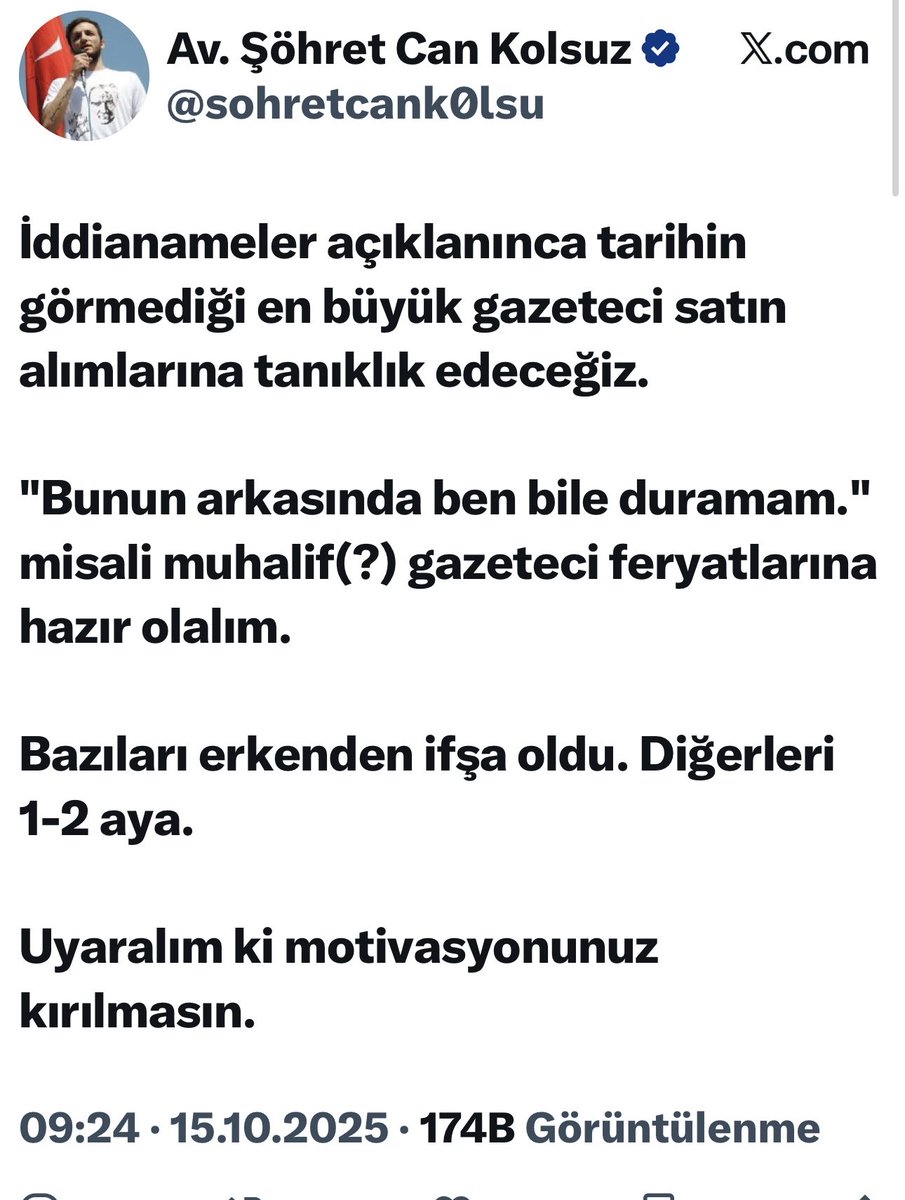 nedimsener2010's tweet image. Ahtapot Ekrem’in trolünü iddianameler panikletmiş anlaşılan. İddianameler çıkınca besleme medyanın Ahtapot Ekrem’i savunmayacağını söylüyor. 
O yüzden utanmaz yüzsüzlere “motivasyonunuzu bozmayın” diye akıl veriyor. Daha durun sokağa çıkamayacaksınız