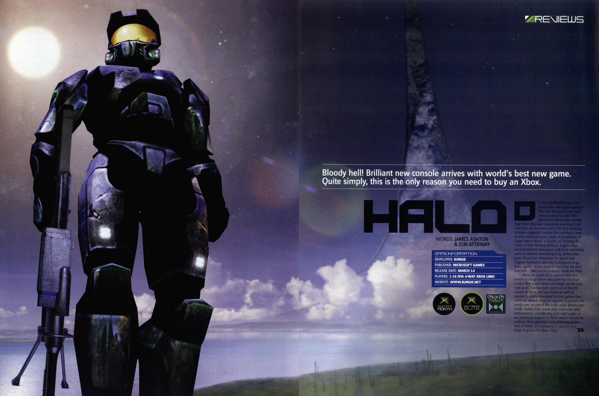 VNanon_'s tweet photo. Halo Review- Official Australian Xbox Magazine https://t.co/FfUdcHarhB