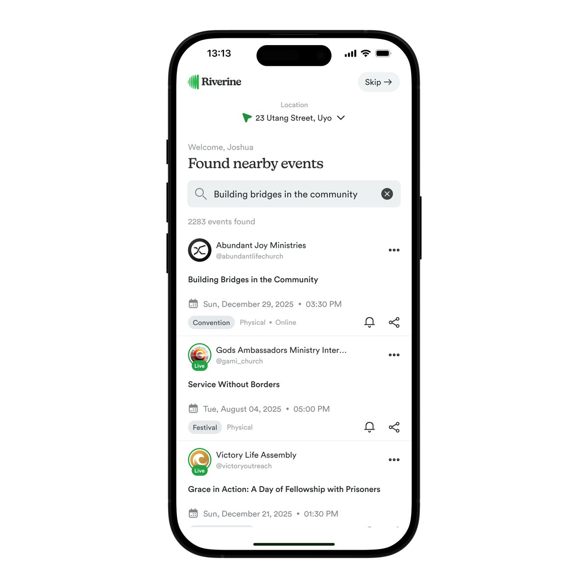 Riverine tweet media