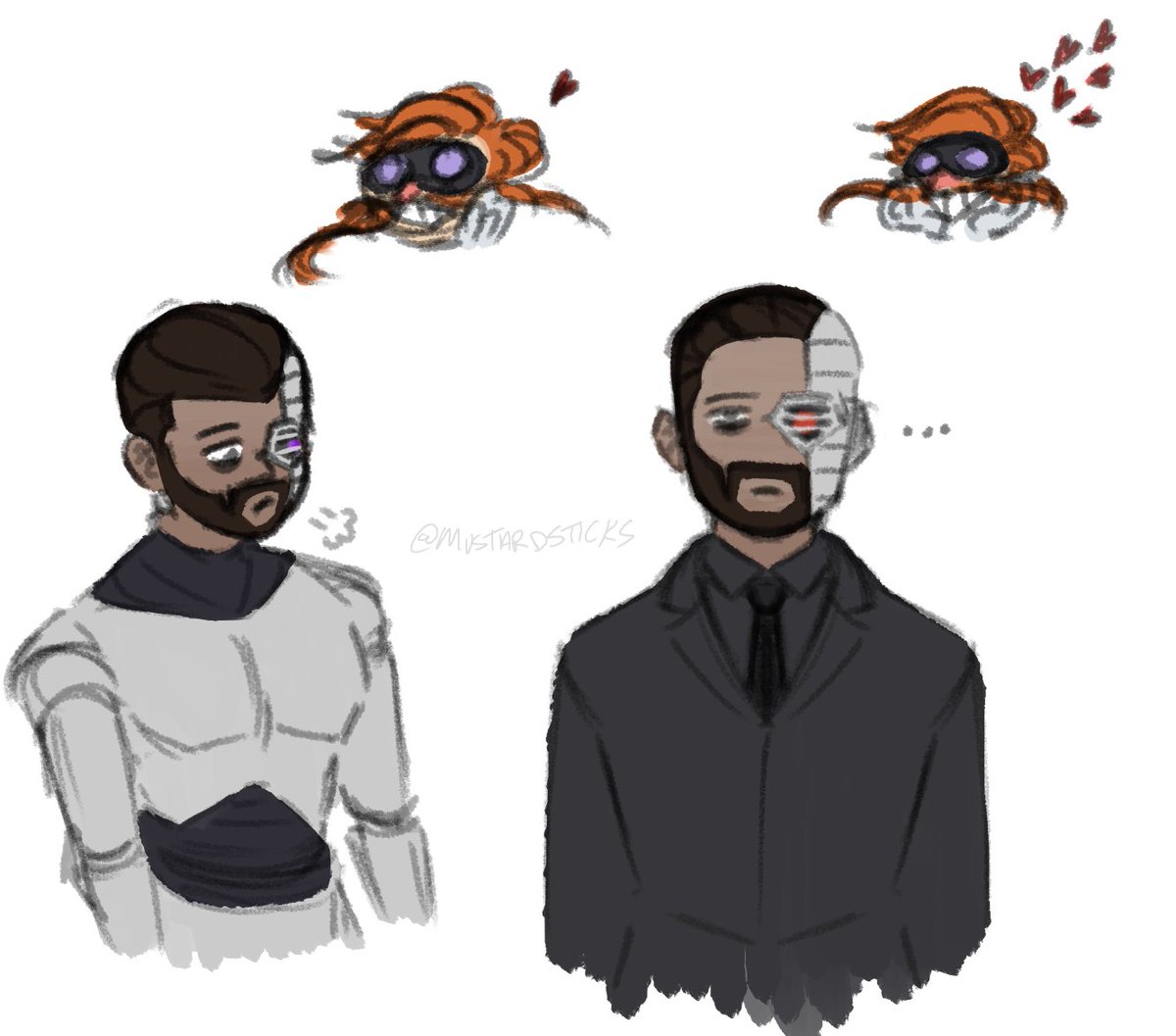 Had some fun drawing my sonic prime agent stone again! with side of angst 
#stobonik #agentstone