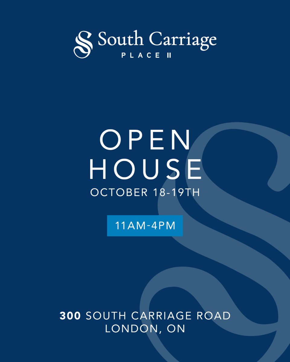 ✨ Now Leasing in Hyde Park – South Carriage II, Phase II! ✨

This is your chance to live in a brand-new apartment on the upper floors of our South Carriage II building!

For more details, visit our website
Drewlo.com

#LondonOntario #LondonON