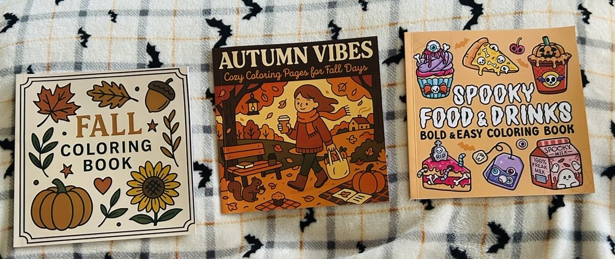 finally received my new coloring books!   🍂