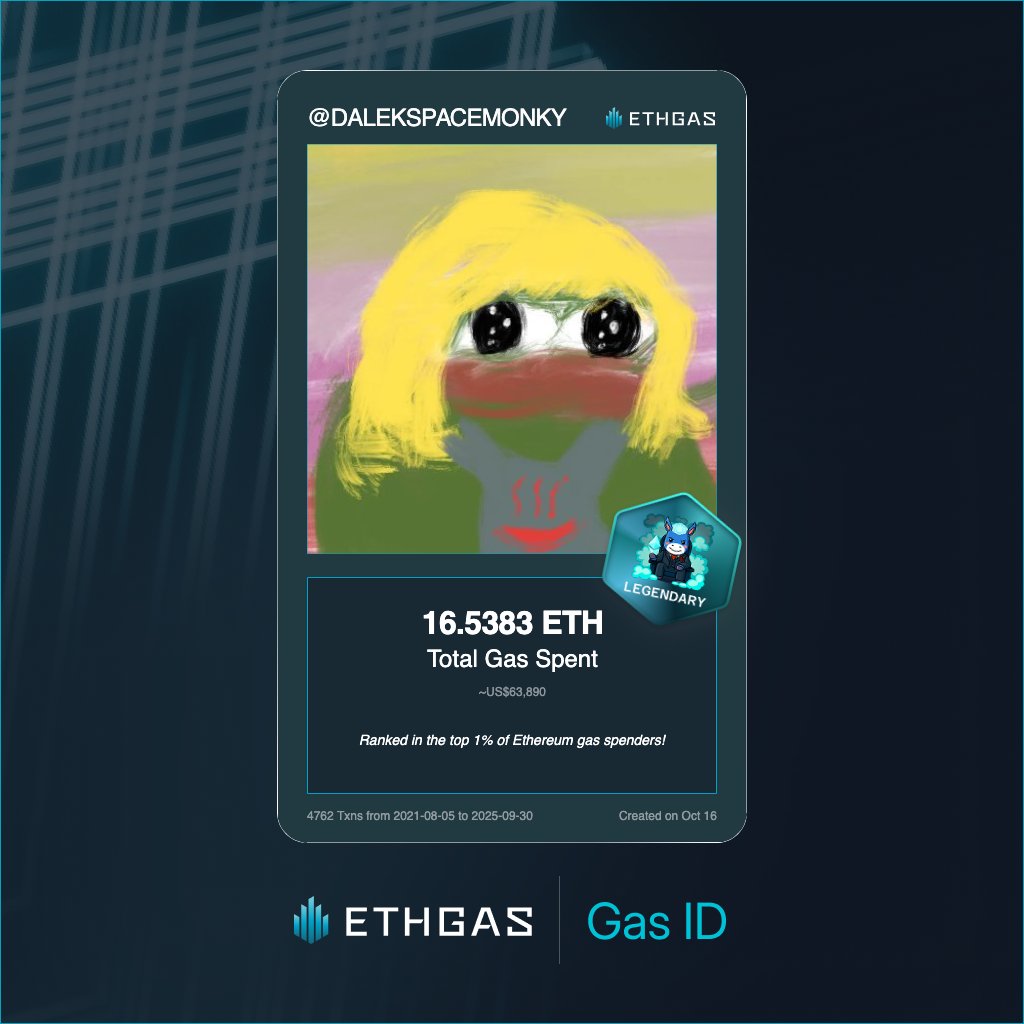 😳😭🫣 some things are better left undiscovered🤣 at least I achieved Legendary status 🥳 can I get a refund <a href="/VitalikButerin/">vitalik.eth</a> <a href="/ETHGasOfficial/">ETHGAS</a> 

Get your Gas ID and Beans here: ethgas.com/community/gas-…