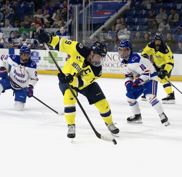Congrats to #CapsAlumni Mark Hillier who's been named Captain of the Merrimack Warriors Men's Hockey team in the NCAA D1. Have a great season Mark!