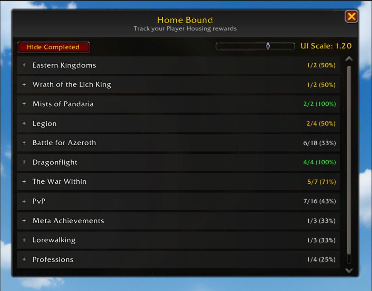 New addon to track player housing ahead of launch. GET TO FARMING BOYS AND GIRLS!
#WorldofWWarcraft #Midnight

curseforge.com/wow/addons/hom…