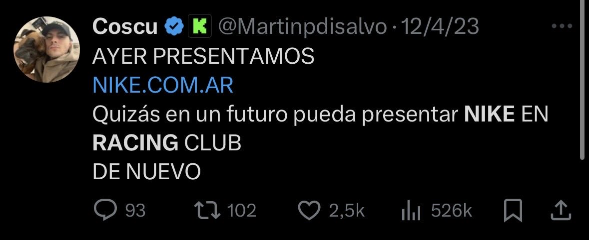 cosmo_army's tweet image. Se puede decir que a Coscu cumplió (?