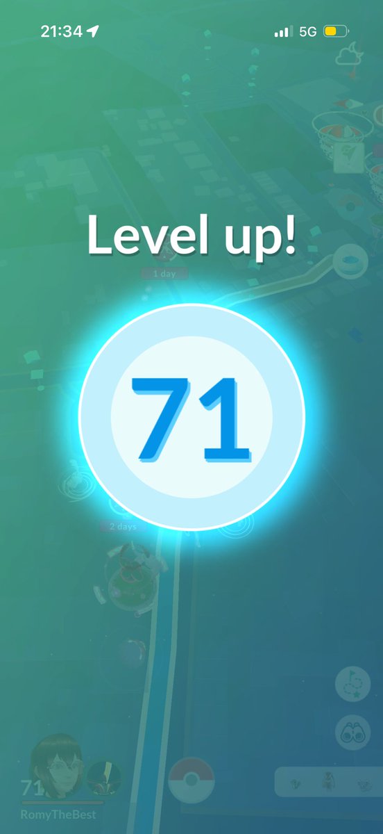 RomyTheBest1's tweet photo. Level 71! And first route walked 😎 https://t.co/sxrW3jgEx3