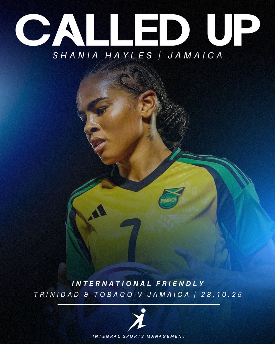 CALL-UP 🇯🇲

A call-up to the <a href="/jff_football/">Official J.F.F</a> squad for <a href="/shania_hayles/">sʜᴀɴɪᴀ ʜᴀʏʟᴇs</a> ahead of their fixture with Trinidad &amp; Tobago later this month! 🇹🇹 

Good luck Shan! ✨