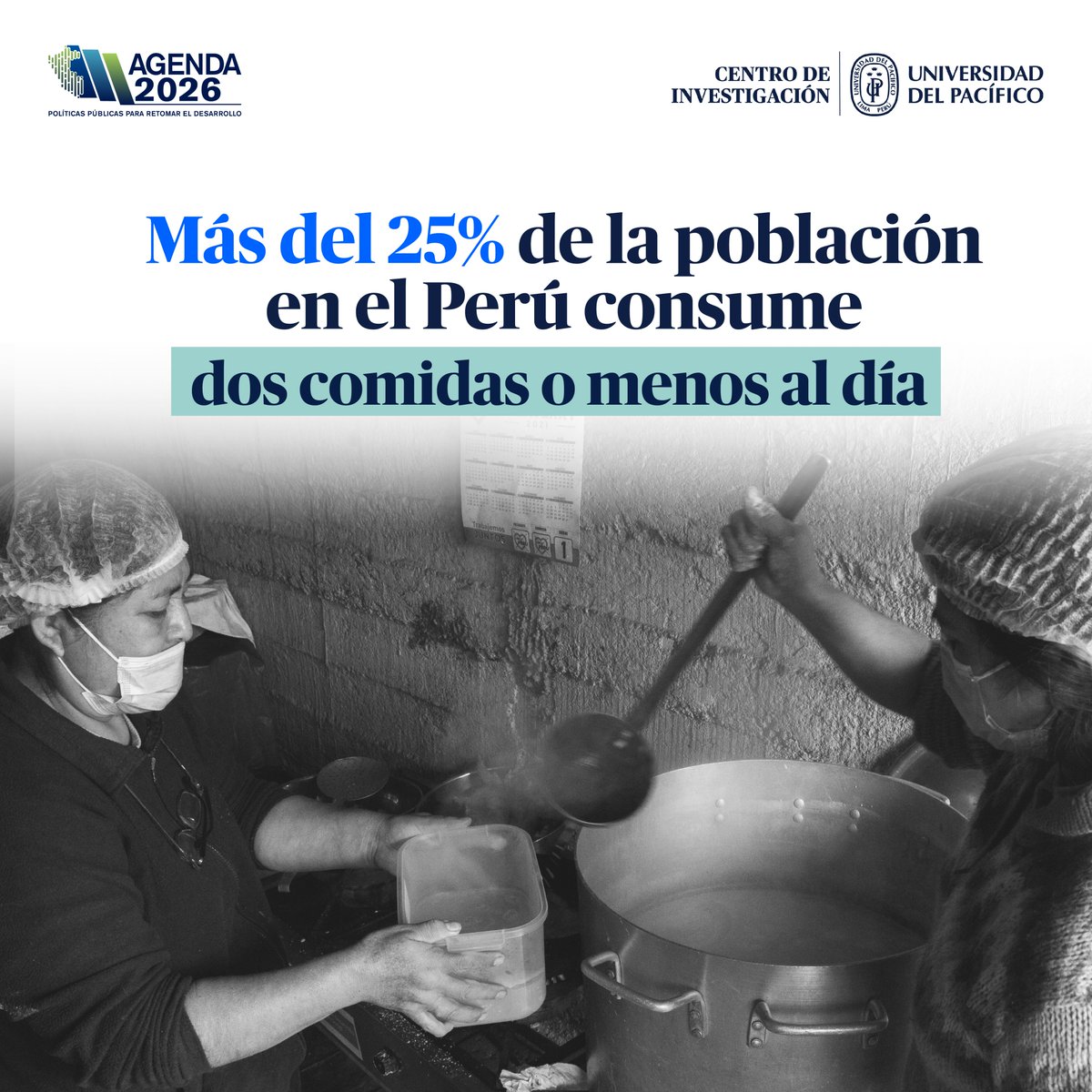 Día Mundial de la Alimentación: 🚨 1 de cada 5 peruanos sufre inseguridad alimentaria severa.

Causas: baja productividad, poco riego y pocas semillas certificadas.

El paper de <a href="/JoannaKamicheZ/">Joanna Kámiche Zegarra</a> para #Agenda2026 propone soluciones urgentes. Lee el artículo: bit.ly/4qfY7j6
