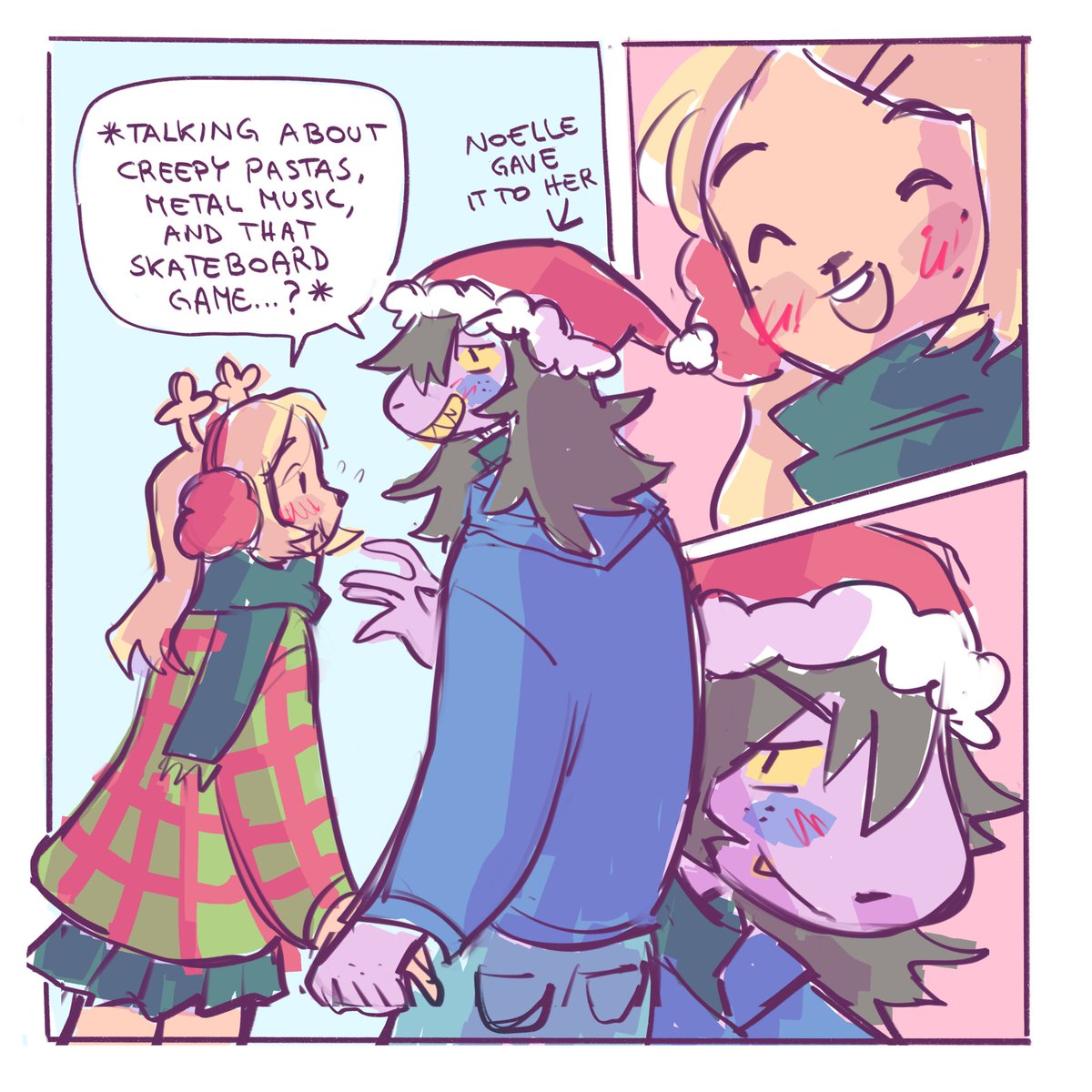 I want them to be happy
#deltarune #suselle