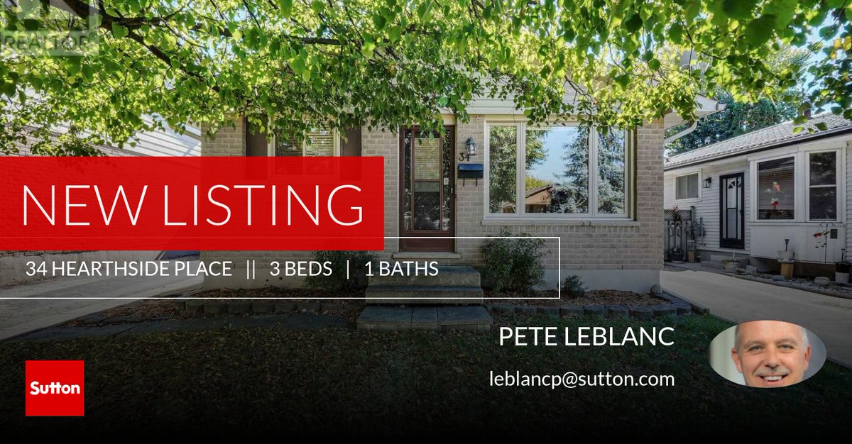 📍 New Listing 📍 Take a look at this fantastic new property that just hit the market located at 34 Hearthside Place in London East (east I). Reach out here or at  for more information

Pete &amp; Sue LeBlanc, Realtors 
Sutton Group Pr... peteleblanc.sutton.com/showcase/34-he…