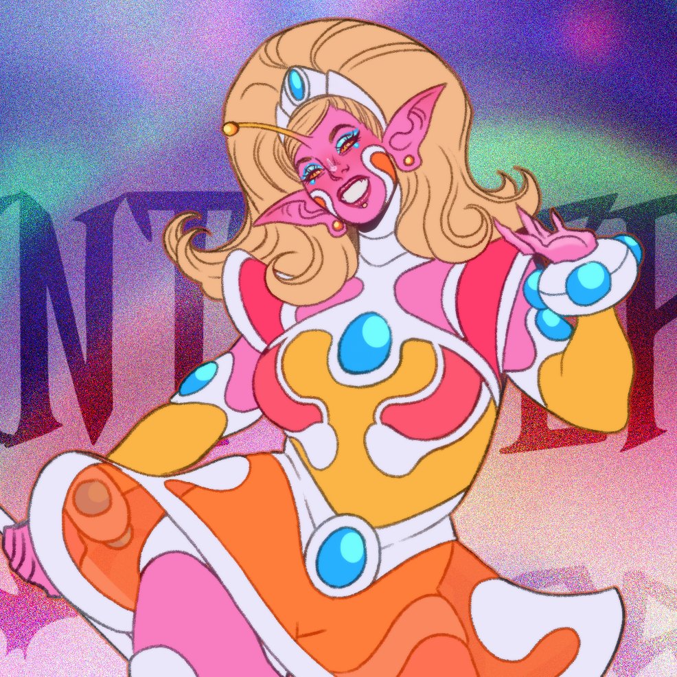 #skintober day 16: Space Groove Soraka 🪩
.
#LeagueOfLegends #soraka #Halloween #leagueoflegendsfanart