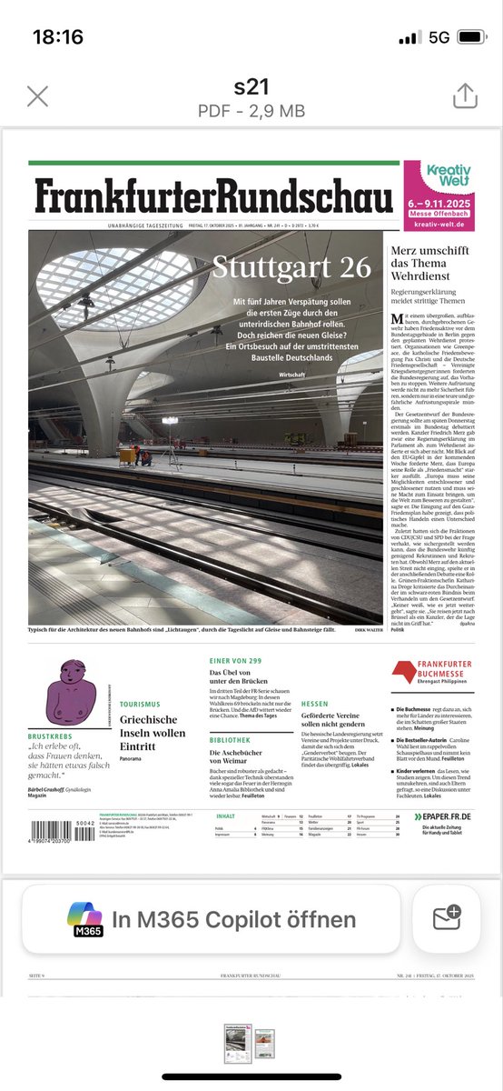 Morgen in der FR und <a href="/MerkurStadt/">Münchner Merkur</a> <a href="/tzmuenchen/">tz</a>