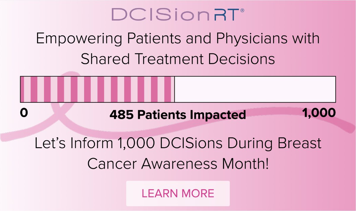 Drumroll please: We are almost halfway to our goal of informing 1,000 DCISions in the month of October! Thank you for your amazing support! Learn more about our BCAM campaign here: bit.ly/4qdJn4h
#EarlyDetectionSavesLives #FindItEarlyAct #TigerlilyFoundation