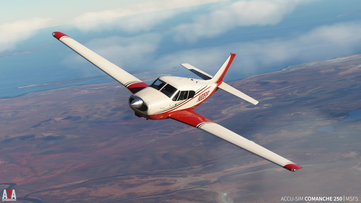 The latest Accu-Sim Comanche 250 update is live on the MSFS Marketplace! ✈️

Thanks for your patience and apologies for the delay, it won’t happen again. Now… who’s taking her up for a spin? 👇

#avgeek  #AccuSim #MSFS2020 #MSFS2024 #FlightSim