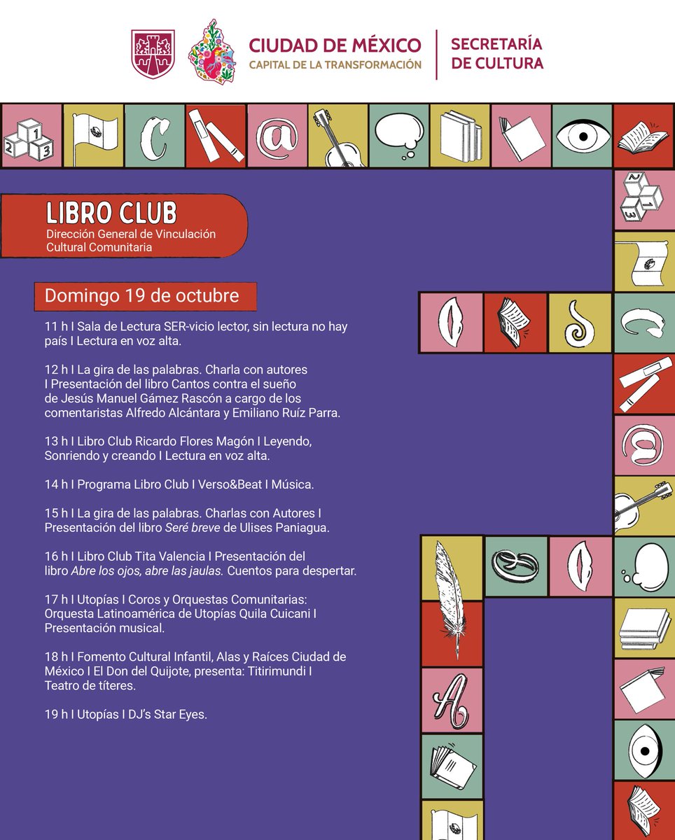 El Zócalo se convierte en un gran espacio de creatividad, lectura y diversión 🎡.

Durante el fin de semana del 17 al 19 de octubre, la XXV <a href="/FILZocalo/">#FILZócalo2025</a> invita a niñas, niños, familias y público en general a disfrutar de la literatura, los juegos y la gastronomía en los