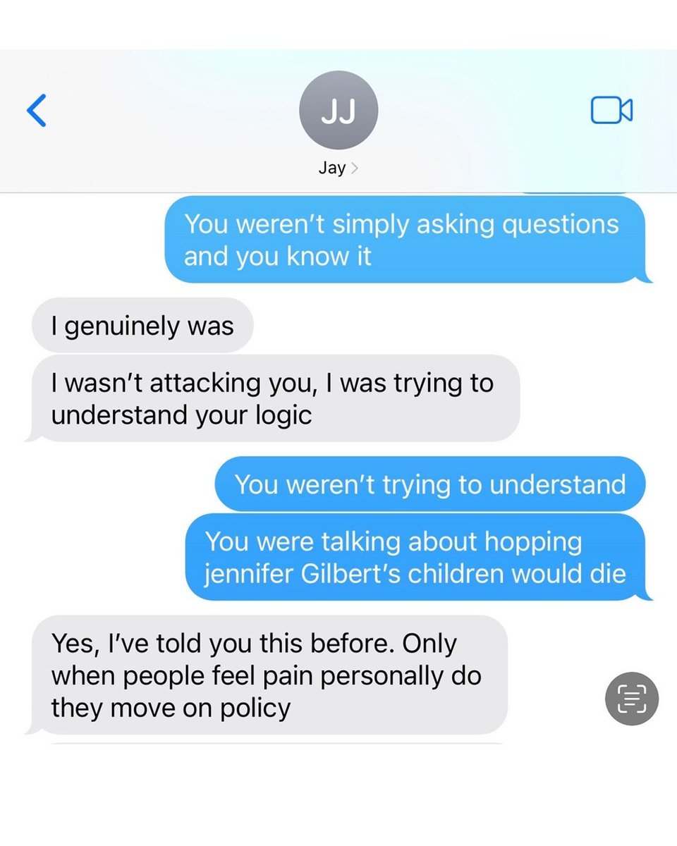 JDVance's tweet image. A friend shared these truly disturbing messages from a Young Republican group chat. The group's leader "genuinely" calls for murdering the children of his political opponents.
Oh wait, actually this is from Jay Jones, the Democrat running for Attorney General in Virginia.