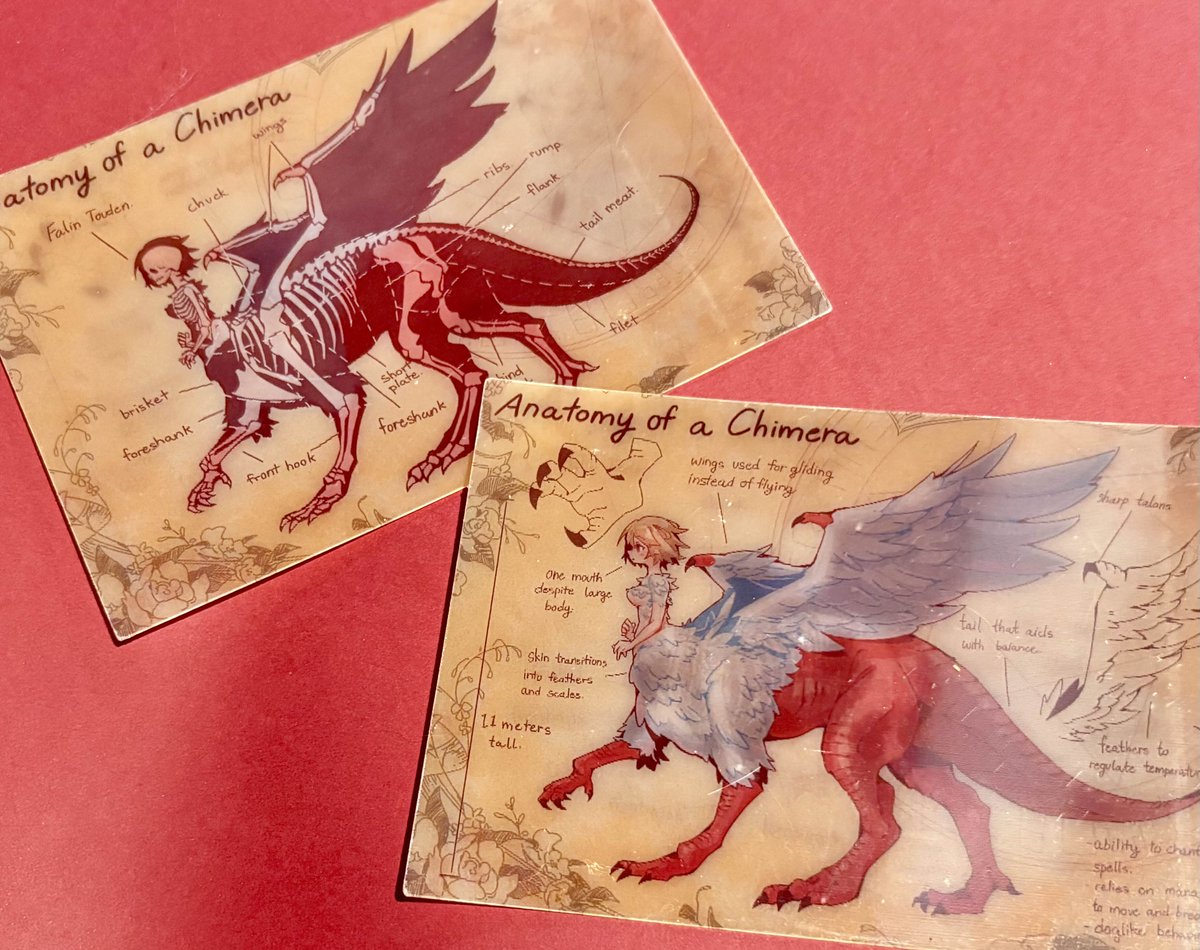 Behold, the majestic chimera Falin in all her glory! She rests in our shipping mod's care until she embarks on her journey to you💫

[ #dungeonmeshi #deliciousindungeon ]