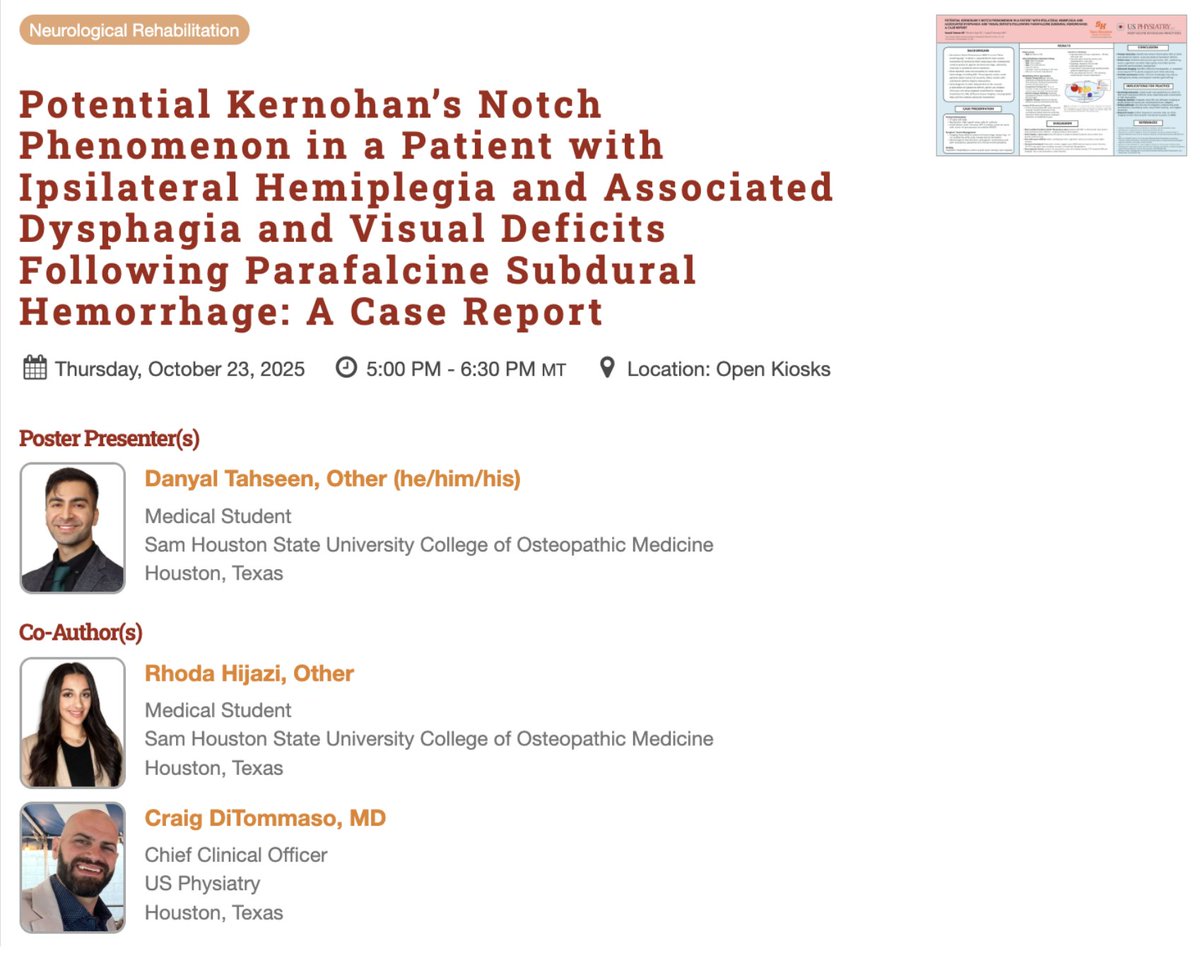 Rhoda Hijazi, OMS-IV tweet media