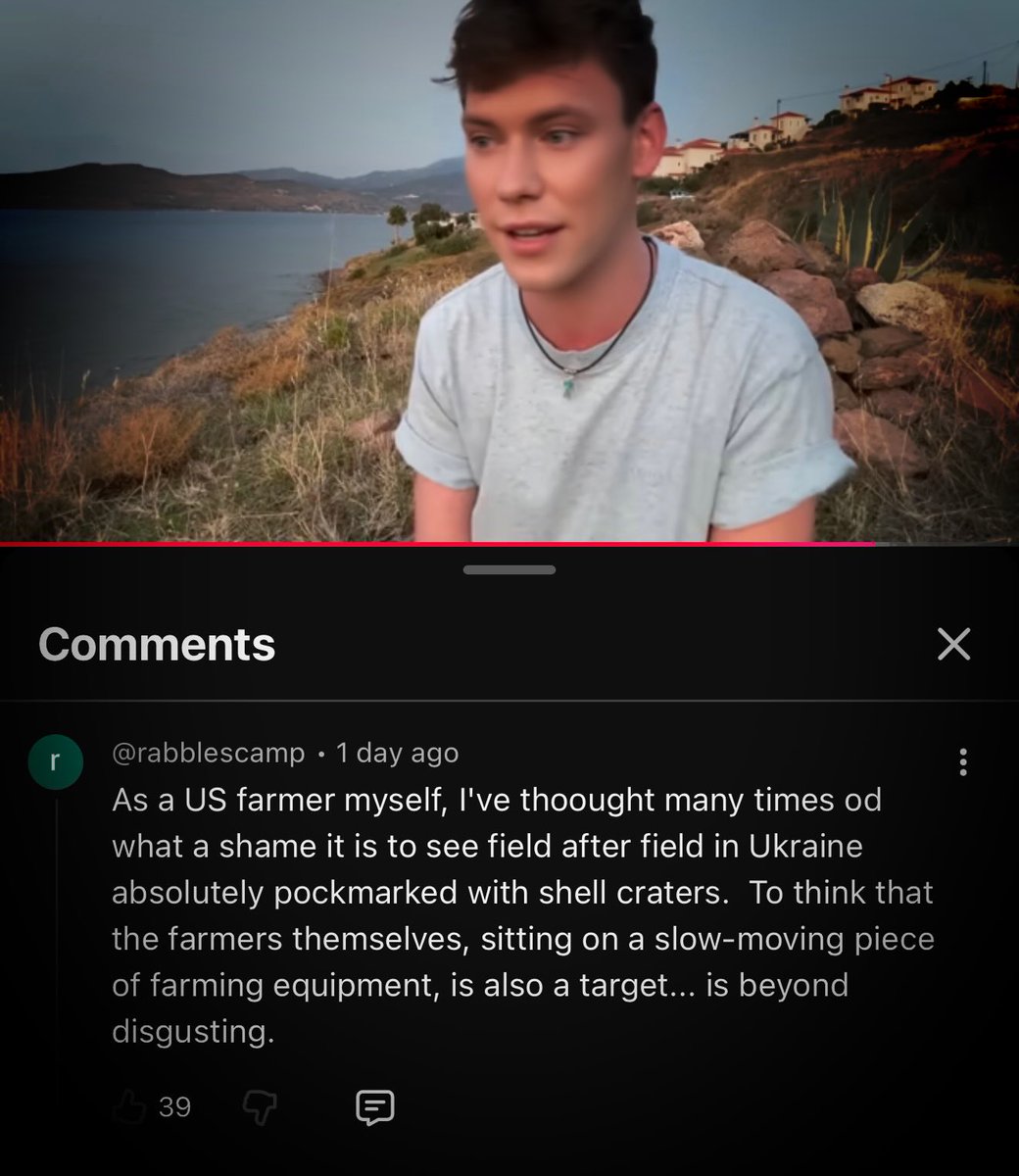 CaolanReports's tweet image. This is exactly why I made my films about farmers In Kherson. Because an international American audience can relate to what is happening here in Ukraine. Really proud of that. Feel free to share my documentary copyright free far and wide 🫡🇺🇦❤️