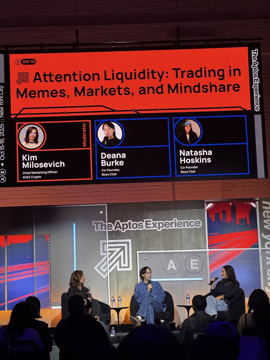 Love an all female panel that’s not about being a female <a href="/BoysClubWorld/">Boys Club™</a> <a href="/Aptos/">Aptos</a> <a href="/a16zcrypto/">a16z crypto</a>