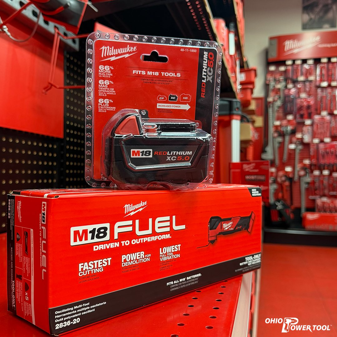 OhioPowerTool's tweet image. Free battery? Yes, please. @MilwaukeeTool  hooking you up with a FREE M18 XC5.0 when you grab select M18 tools or kits. Details here: ohiopowertool.com/tool-deals/pro…
...
 #MilwaukeeTool #OhioPowerTool #MilwaukeeM18 #ToolDeals