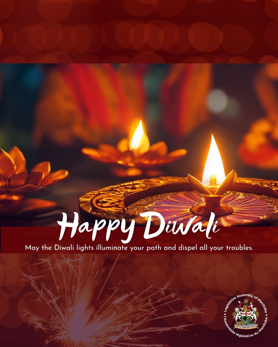 MBLegislature's tweet image. ✨ Diwali, also known as Deepavali, is the Hindu Festival of Lights — celebrated across India and by Jain, Sikh, and other communities. It symbolizes the spiritual triumph of light over darkness, good over evil, and knowledge over ignorance. 🪔

#Diwali2025 #LegMB