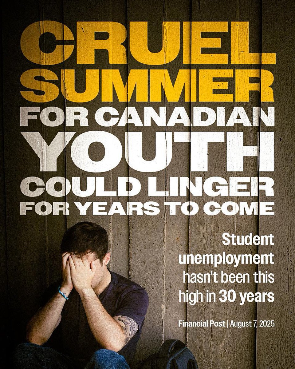 freddaviescpc's tweet image. Our youth deserve well-paying, stable jobs to support themselves and their community. Under this Liberal government, they can't find work anywhere and are left hopeless as our economy continues to fail them.
Only Conservatives have a youth jobs plan which will help young…