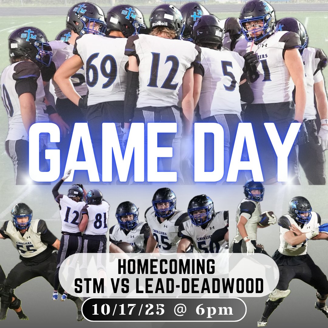 It's Homecoming week and tonight is #Gameday! 🏈🙌😤

Kickoff at 6 pm vs Lead Deadwood!