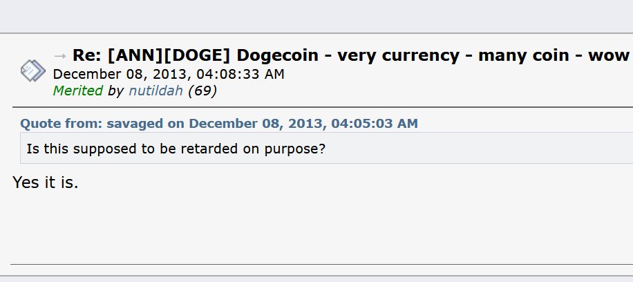 Retardedly bullish on Dogecoin &amp; Dogeparty since 2014