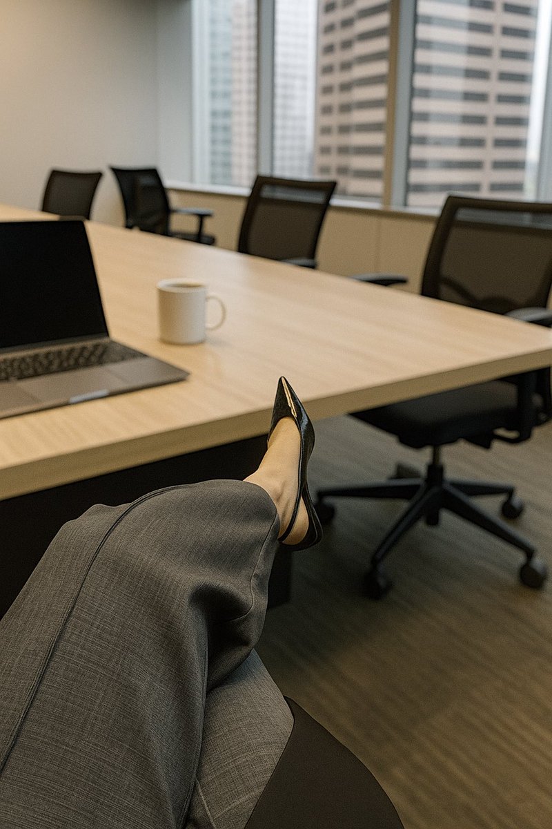 La delgada línea entre elegante y sexy. Jueves de oficina 🔥