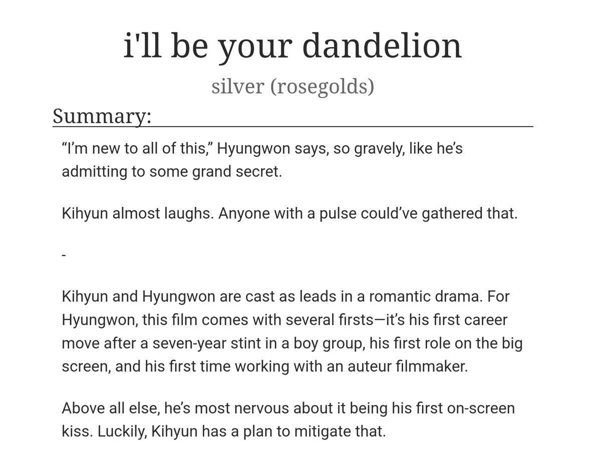 silverkihyuk's tweet photo. hi chaem nation 🫡 my new fic is complete!

▪︎ hyungki actors au
▪︎ 13k, rated T
▪︎ practice kissing 

🔗: https://t.co/eGH8aq3WkF https://t.co/2icYPuY7lc