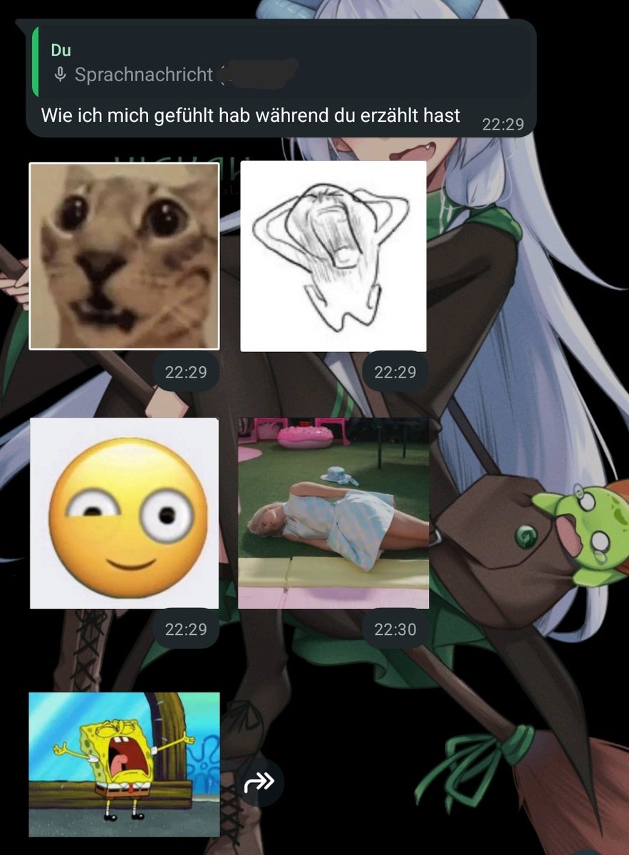 LIEBE an all solche Freunde!

Zur Erklärung: hab über ein Buch gebrabbelt das ich grade lese und warum emotional damage etc
Und das ist die Antwort- ich liebe alles daran!