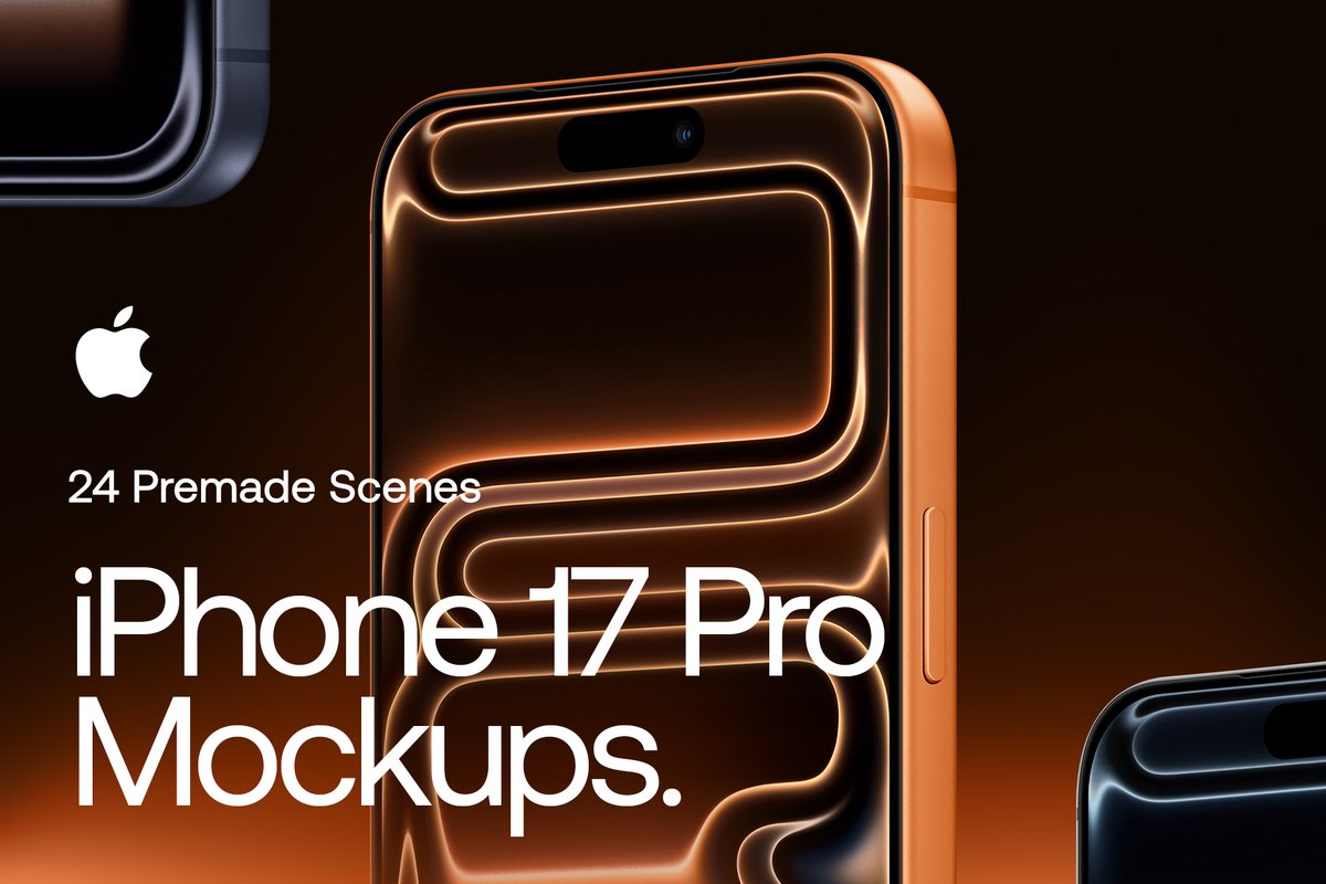 Elevate your designs to a Pro level. Our iPhone 17 Pro Mockup collection is here.

Featuring 24 meticulously crafted scenes, this is the ultimate toolkit for designers who demand pixel-perfect quality. For Figma &amp; Photoshop.

💎 Go Pro -> asylab.com/resources/ipho…

#iphone17pro