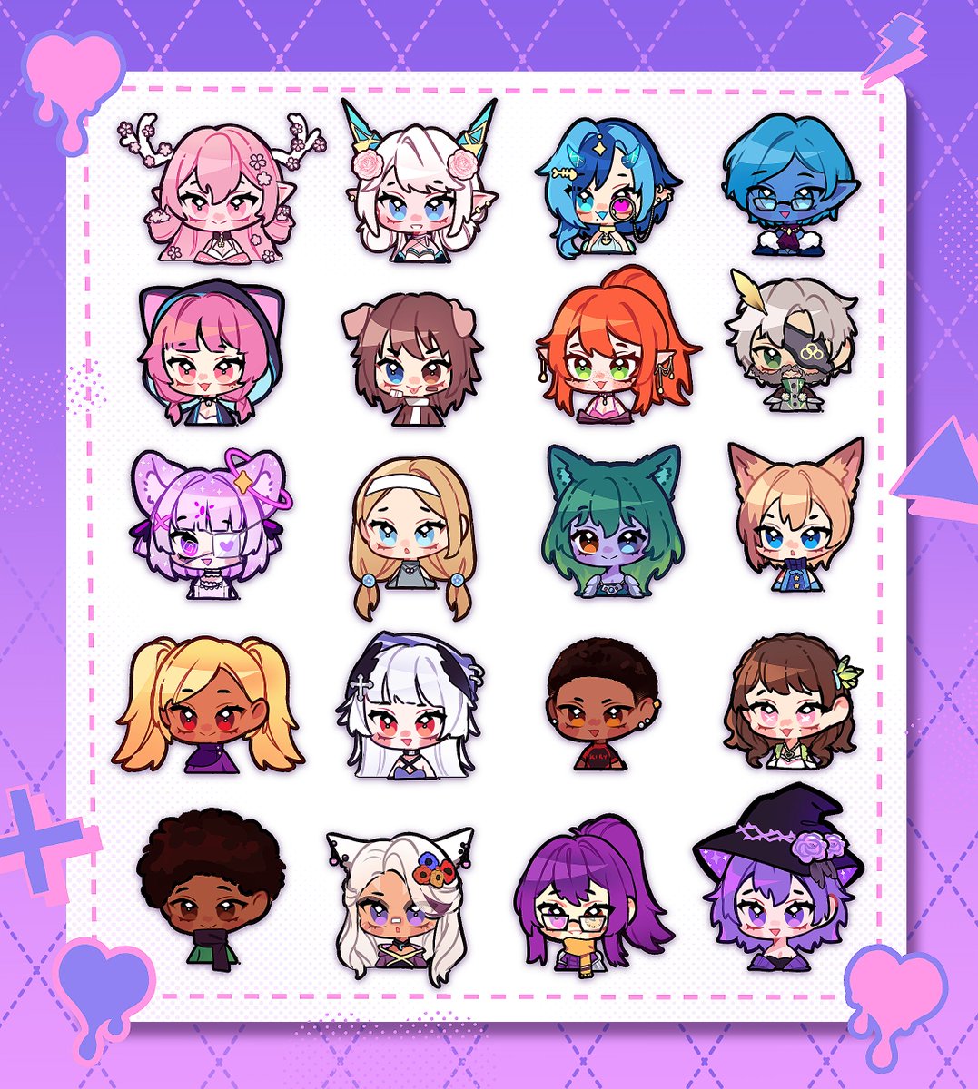 Tia_Artias's tweet image. Its still crazy to me that one of the main services (my Reactive PNGs) came from this.
It was small idea to make smth for my friends on Valentines Day as a token of gratitude for being awesome.