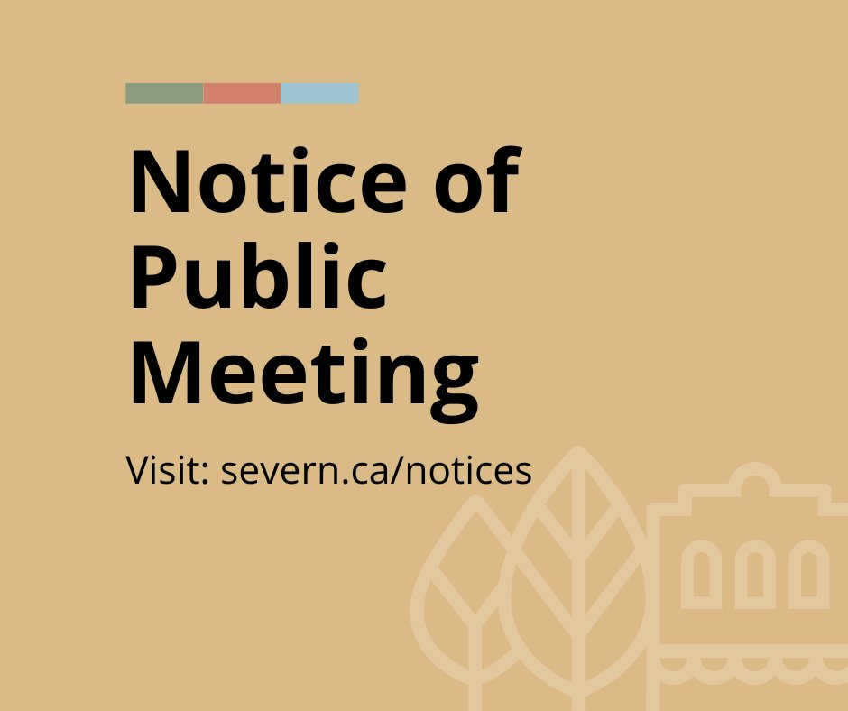 Township of Severn (@severntownship) on Twitter photo #Severn will hold a hybrid #PublicMeeting on Nov. 5 at  9AM in Council Chambers to discuss a Zoning By-law Amendment re: 12967 & 12975 CR 16. 
โจ Participate:
โ
 In-person or Zoom
โ
 Provide written comments
โ
 Watch live on our Council portal. 
Visit: severn.ca/notices. #Severn will hold a hybrid #PublicMeeting on Nov. 5 at  9AM in Council Chambers to discuss a Zoning By-law Amendment re: 12967 & 12975 CR 16. 
โจ Participate:
โ
 In-person or Zoom
โ
 Provide written comments
โ
 Watch live on our Council portal. 
Visit: severn.ca/notices.