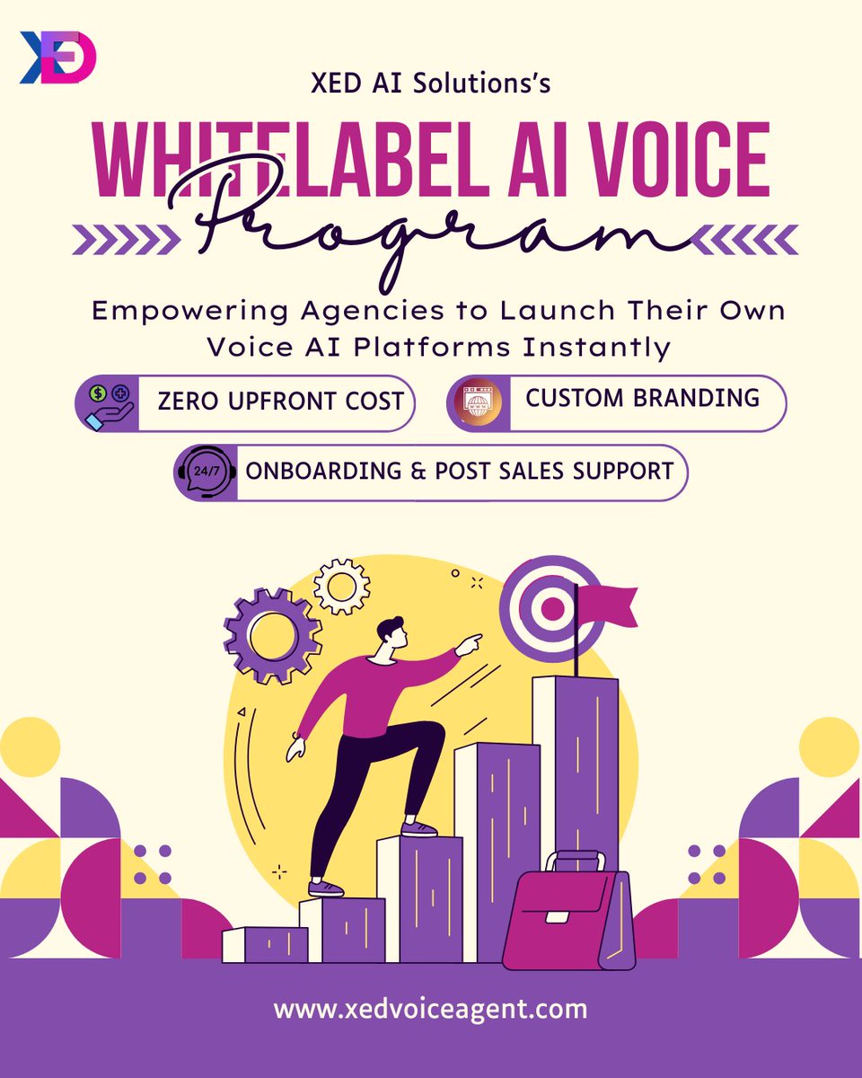 AgentXed24's tweet image. If your clients still wait on hold, you’re already behind.

Outdated support models are revenue killers. XED Voice AI eliminates the wait and automates lead qualification.

Upgrade your clients (and your MRR): xedvoiceagent.com/book-a-demo/

#CallAutomation #VoiceAI #AgencyHacks #XED