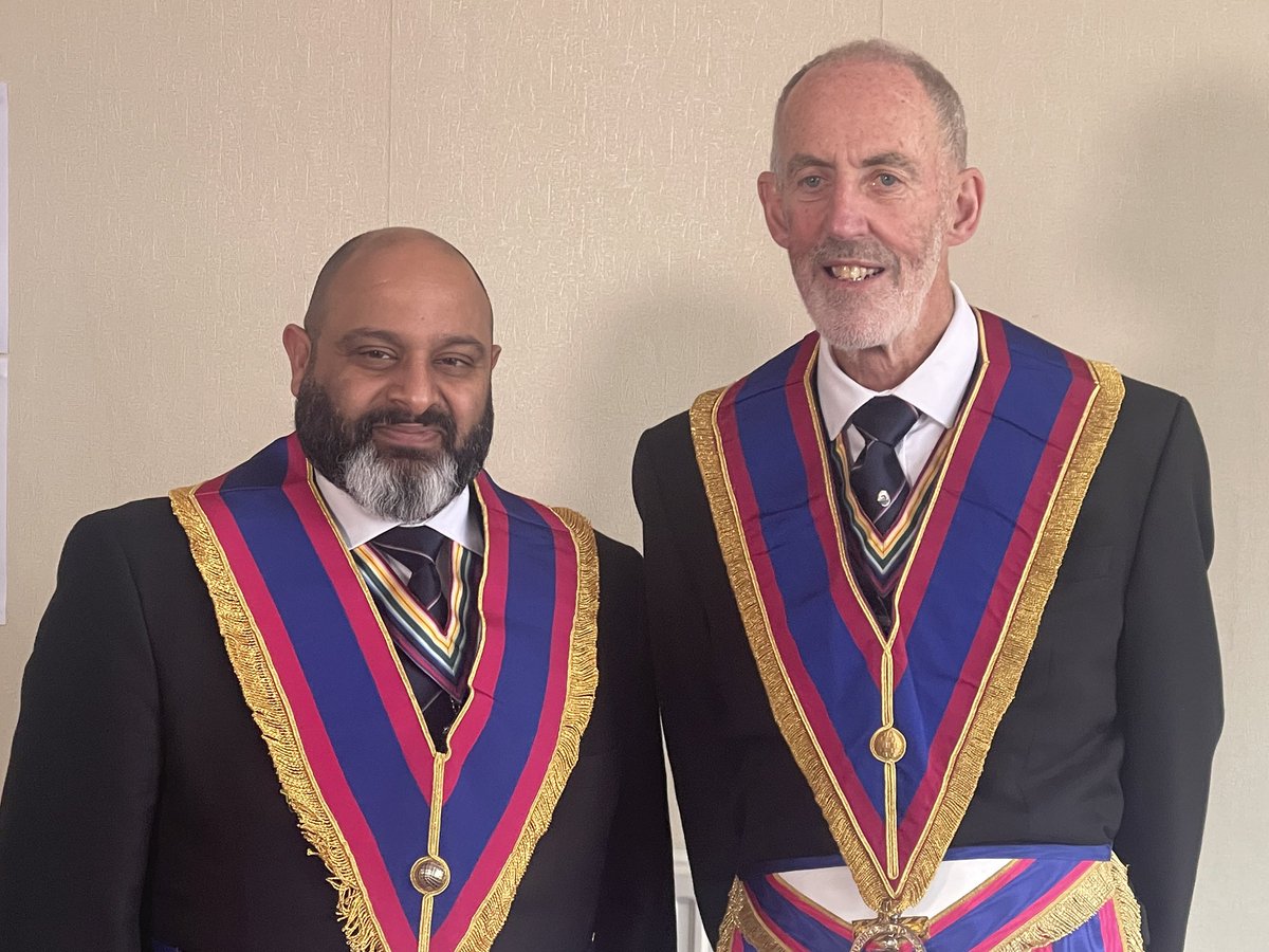 Congratulations to our new wardens. Have a great year Ajay (left) and Keith