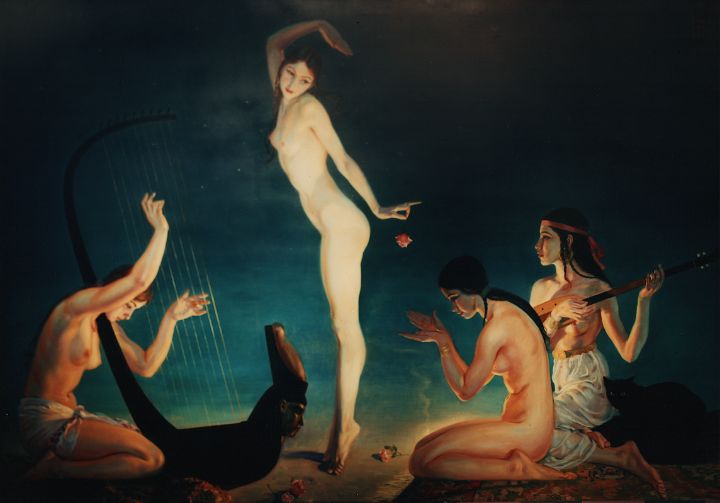 Art of the Day! "A dancer of ancient Egypt". Buy at: ArtPal.com/apperleyart?i=…