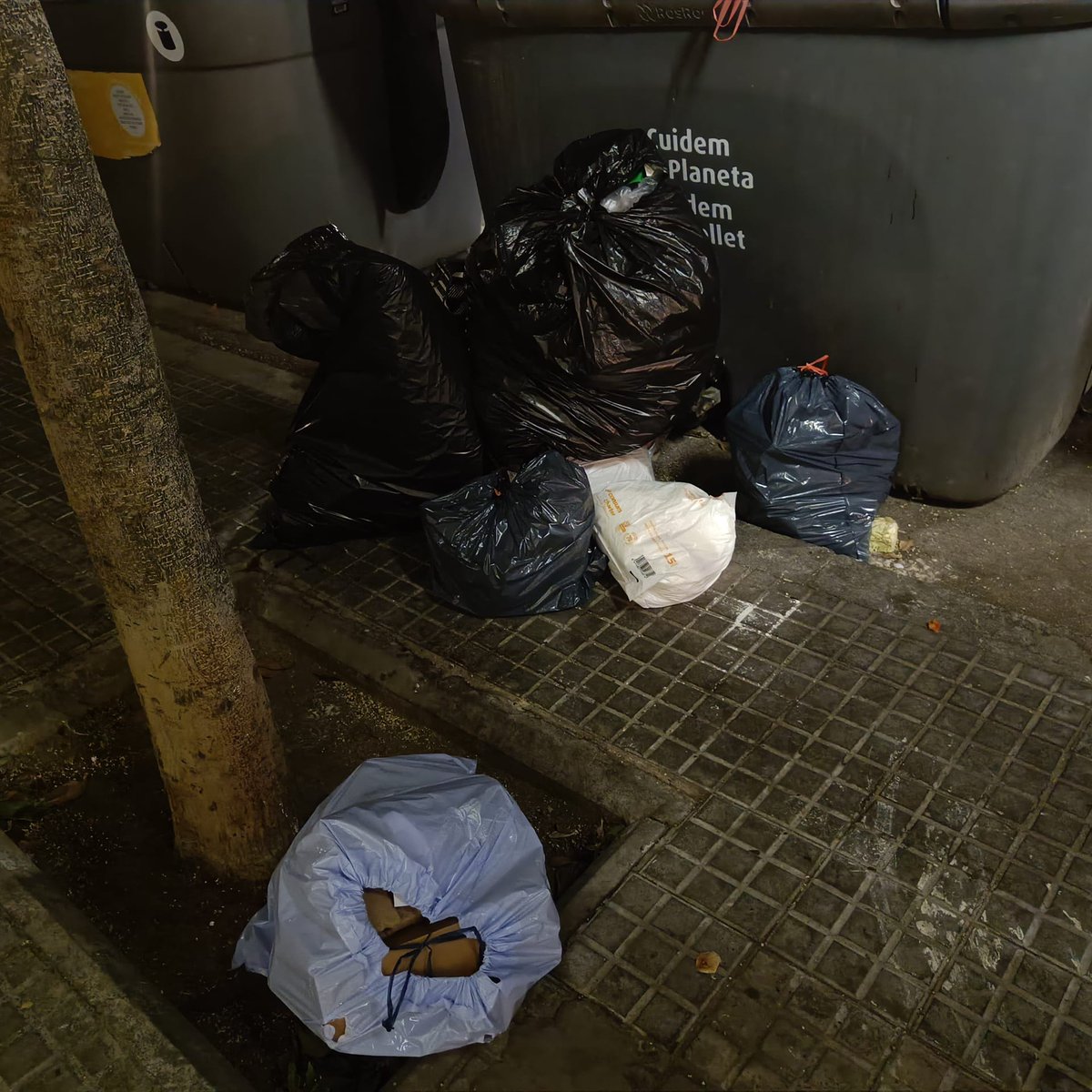AlexRiguillo's tweet photo. C/Onze Setembre, #Mollet.

Viure amb 6 contenidors davant les finestres (cuina i habitacions) de casa.

Ens esteu fent viure en una deixalleria.

Dia #564.

@PSCMollet @molletopina @JuntsMollet @aramolleterc @EUiAMollet @residuscat @DiariSomMollet @el9nou_vor @sindicdegreuge https://t.co/GE3te2Lbh8